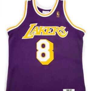 Mitchell & Ness NBA AUTHENTIC JERSEY LOS ANGELES LAKERS ROAD 1996-97 KOBE BRYANT